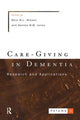 Book cover of: Care-Giving In Dementia 2. By: Gemma Jones