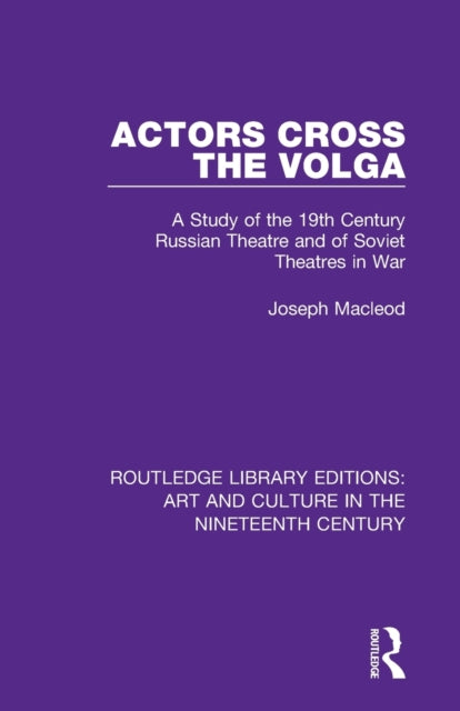 Book cover of: Actors Cross the Volga
