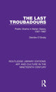 Book cover of: Last Troubadours. By: Deirdre O'Grady