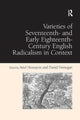 Book cover of: Varieties of Seventeenth- and Early Eighteenth-Century English Radicalism in Context. By: Ariel Hessayon