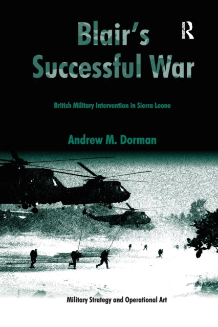 Book cover of: Blair's Successful War. By: Andrew Dorman