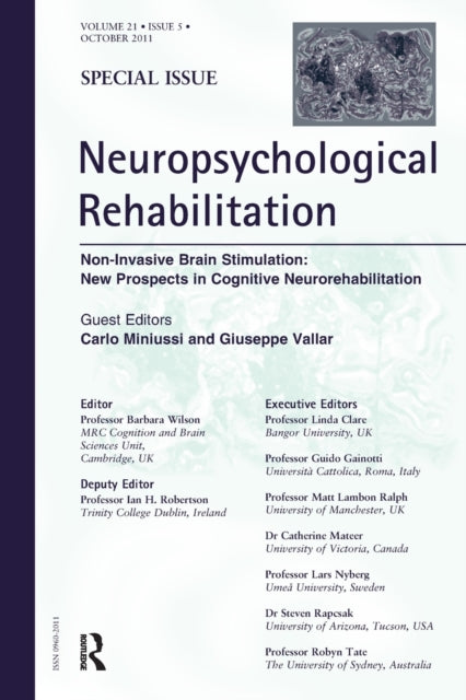 Book cover of: Non-Invasive Brain Stimulation: New Prospects in Cognitive Neurorehabilitation. By: Carlo Miniussi