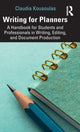 Book cover of: Writing for Planners. By: Claudia Kousoulas