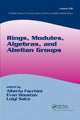 Book cover of: Rings, Modules, Algebras, and Abelian Groups. By: Alberto Facchini