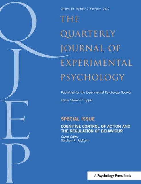 Book cover of: Cognitive Control of Action and the Regulation of Behaviour