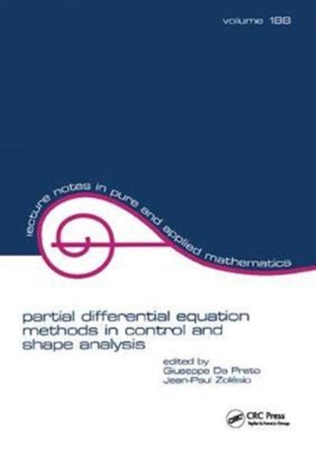 Book cover of: partial differential equation methods in control and shape analysis. By: Giuseppe Da Prato