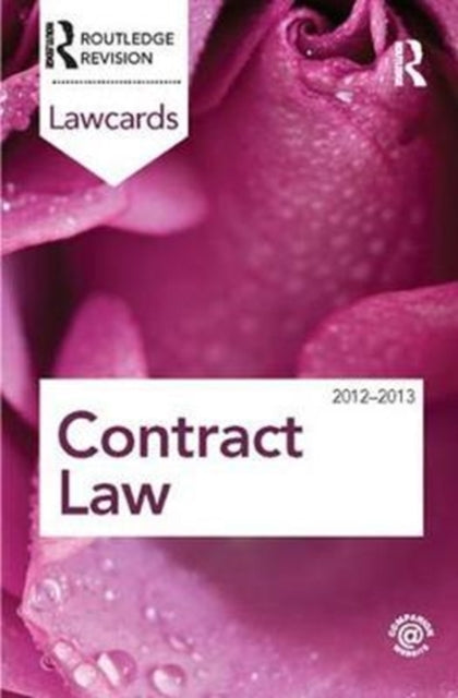 Book cover of: Contract Lawcards 2012-2013. By: Routledge