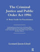 Book cover of: Criminal Justice and Public Order Act 1994. By: Leonard Jason-Lloyd