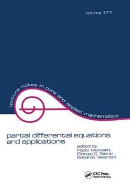 Book cover of: partial differential equations and applications. By: Giorgio Talenti