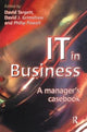 Book cover of: IT in Business: A Business Manager's Casebook. By: D. Targett