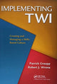 Book cover of: Implementing TWI. By: Patrick Graupp