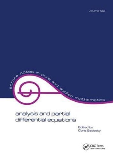 Book cover of: Analysis and Partial Differential Equations. By: Cora Sadosky