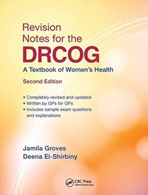 Book cover of: Revision Notes for the DRCOG. By: Jamila Groves