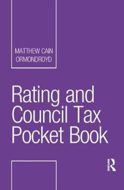 Book cover of: Rating and Council Tax Pocket Book. By: Matthew Cain Ormondroyd