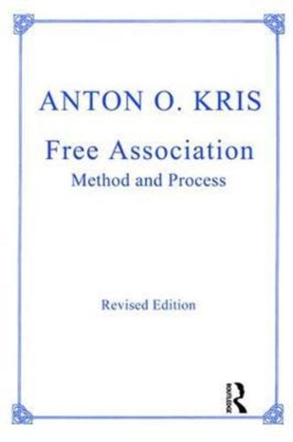 Book cover of: Free Association. By: Anton O. Kris