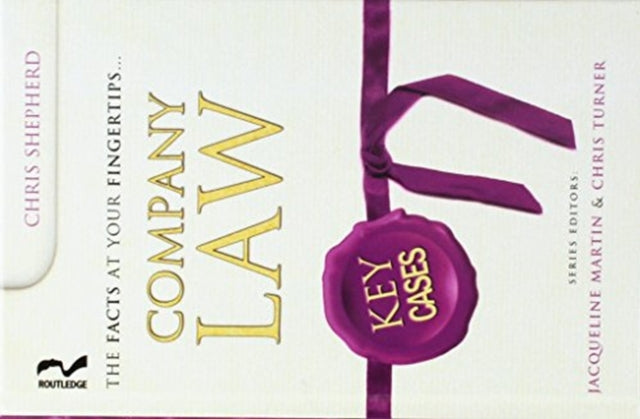 Book cover of: Key Cases: Company Law. By: Christopher Shepherd