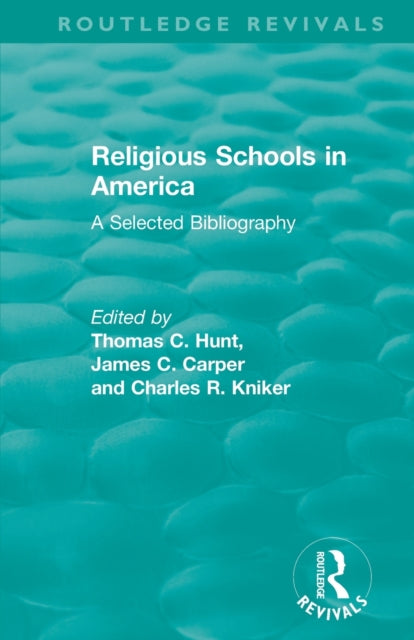 Book cover of: Religious Schools in America (1986). By: Thomas C. Hunt