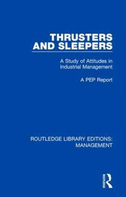 Book cover of: Thrusters and Sleepers. By: A. Pep A PEP Report