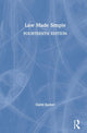 Book cover of: Law Made Simple. By: David Barker