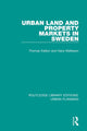 Book cover of: Urban Land and Property Markets in Sweden