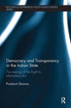 Book cover of: Democracy and Transparency in the Indian State. By: Prashant Sharma
