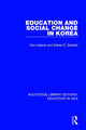 Book cover of: Education and Social Change in Korea. By: Don Adams