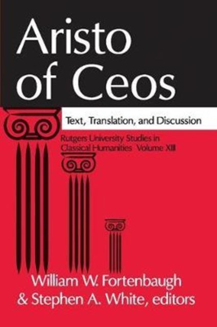 Book cover of: Aristo of Ceos. By: William Fortenbaugh
