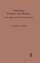 Book cover of: Capitalism, Primitive and Modern. By: Epstein, T. Scarlett