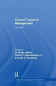 Book cover of: Current Topics in Management. By: Robert Golembiewski