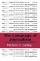 Book cover of: Language of Journalism. By: Melvin J. Lasky