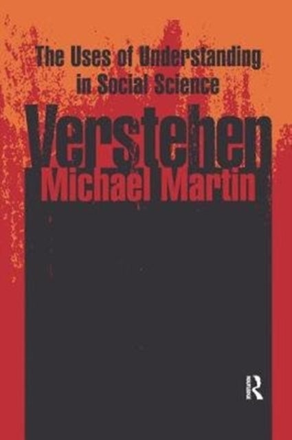 Book cover of: Verstehen. By: Michael Martin