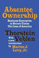 Book cover of: Absentee Ownership. By: Thorstein Veblen