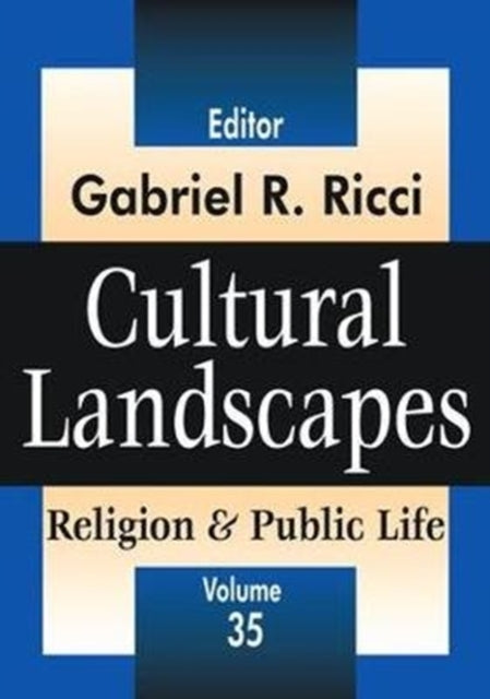 Book cover of: Cultural Landscapes. By: Gabriel R. Ricci