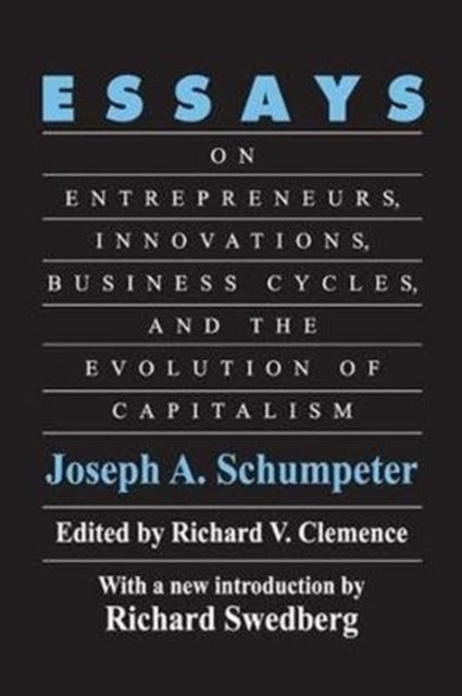 Book cover of: Essays. By: Joseph Alois Schumpeter