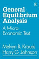 Book cover of: General Equilibrium Analysis. By: Harry Gordon Johnson