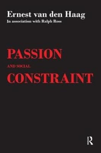 Book cover of: Passion and Social Constraint. By: Ralph Ross