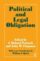 Book cover of: Political and Legal Obligation. By: J. Roland Pennock