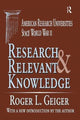 Book cover of: Research and Relevant Knowledge. By: Roger L. Geiger