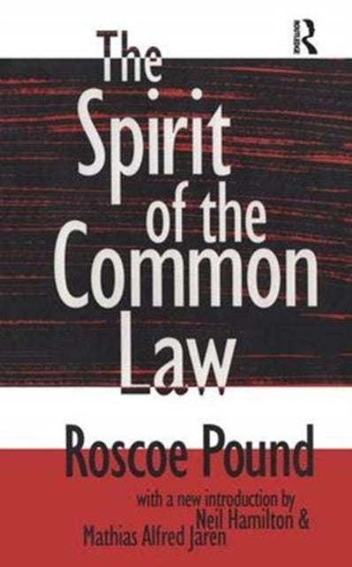 Book cover of: Spirit of the Common Law. By: Roscoe Pound