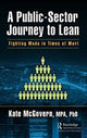 Book cover of: Public-Sector Journey to Lean. By: Kate McGovern