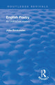 Book cover of: Revival: English Poetry: An unfinished history (1938). By: John Drinkwater