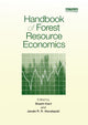 Book cover of: Handbook of Forest Resource Economics. By: Shashi Kant