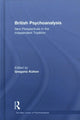 Book cover of: British Psychoanalysis. By: Gregorio Kohon