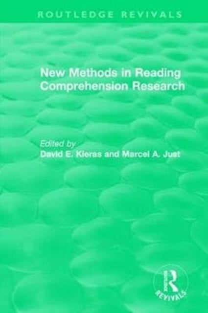 Book cover of: New Methods in Reading Comprehension Research. By: David E. Kieras