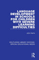 Book cover of: Language Development in Schools for Children with Severe Learning Difficulties. By: Harris, John