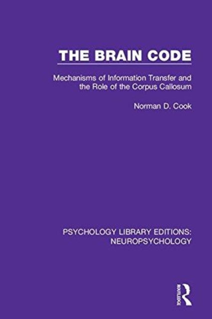 Book cover of: Brain Code. By: Norman D. Cook