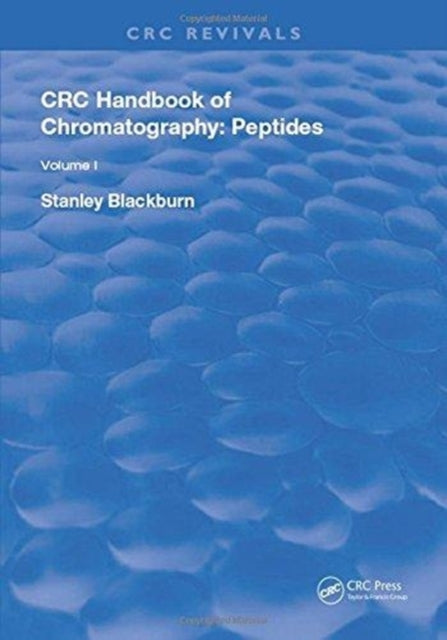 Book cover of: CRC Handbook of Chromatography. By: Ram N. Gupta
