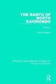 Book cover of: Bantu of North Kavirondo. By: Gunter Wagner