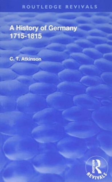 Book cover of: History of Germany 1715-1815