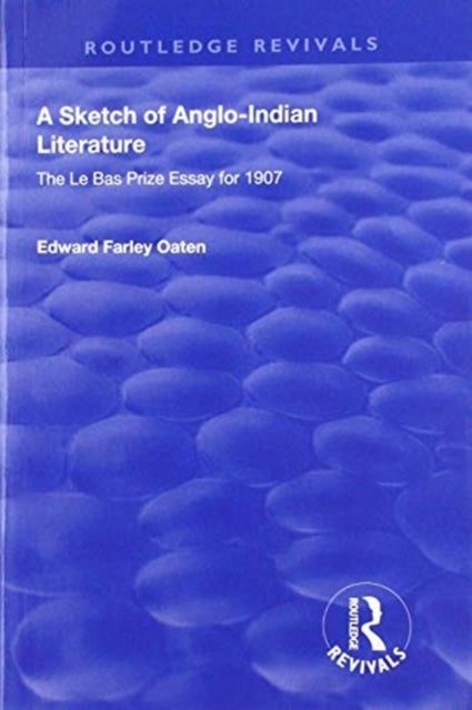 Book cover of: Sketch of Anglo-Indian Literature. By: Edward Farley Oaten